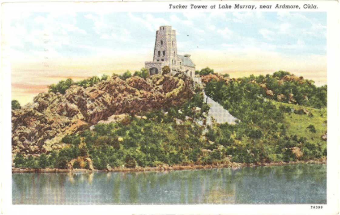 Ardmore Postcard Tucker Tower c1944 